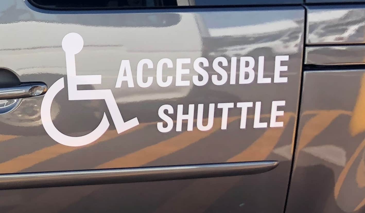 Accessible shuttle at Supercars