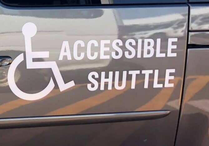 accessible sign